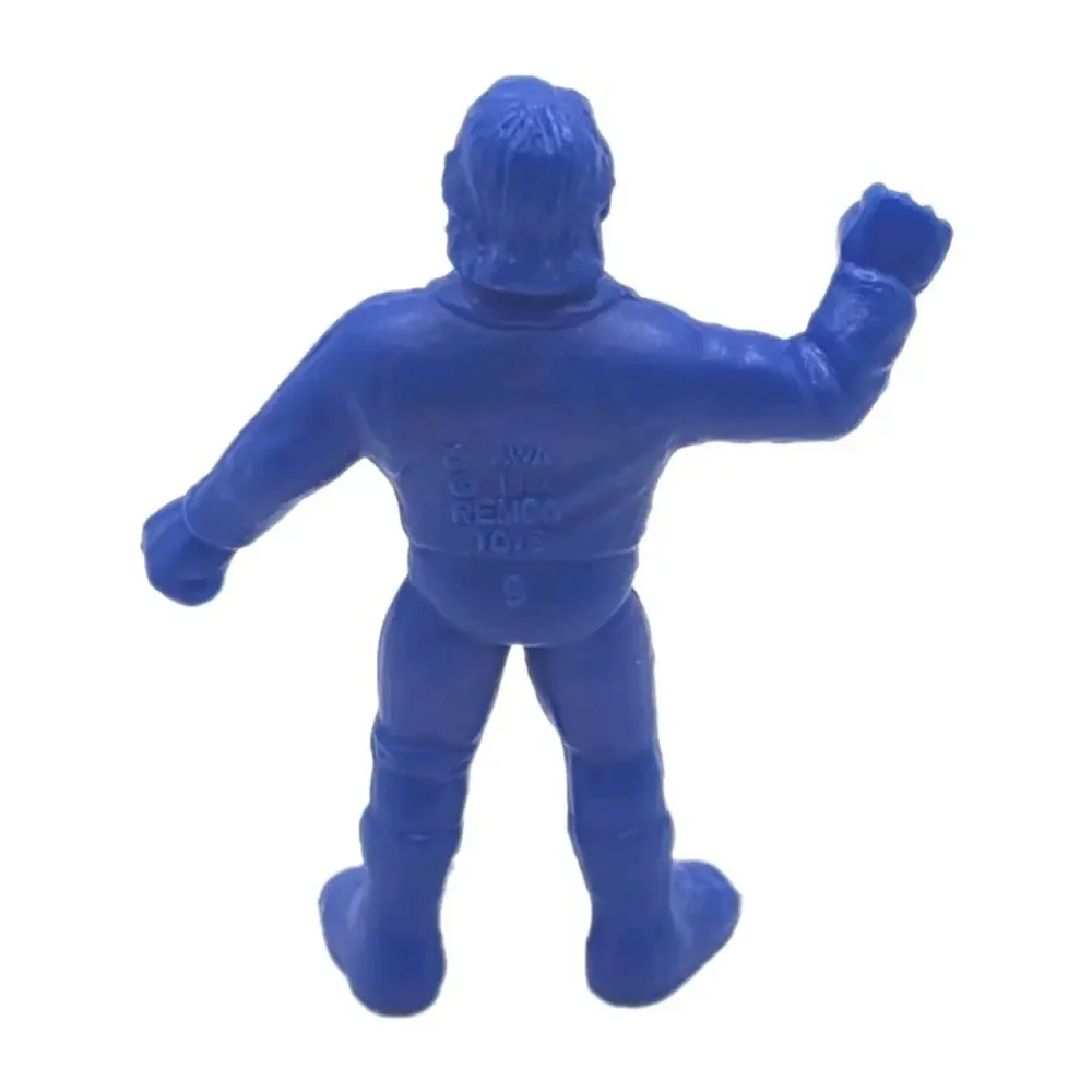 Mini Mashers AWA‎ Remco 1986 Wrestling Figure Blue Larry Zbyszko SKU324